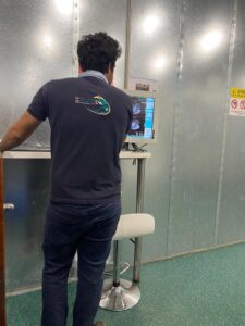 Acquisition des images de l’examen IRM sur la station de travail 